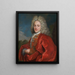 Portrait af Joannès Jacobus Moretus - Jan van Helmont — indrammet kunstværk på væggen