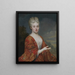 Portrait de Theresia Mechtildis Schilders - Jan van Helmont — indrammet kunstværk på væggen