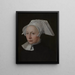 Portrait af en kvinde - Jan van Scorel — indrammet kunstværk på væggen