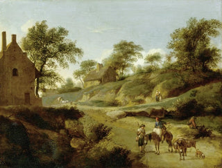 Jan van der Heyden - On a Country Road.webp