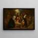 L'Adoration des bergers - Jan van de Venne — indrammet kunstværk på væggen