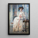 Portrait de Madame AJ - Jane Atché — indrammet kunstværk på væggen