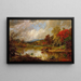 Eftermiddags efterår - Jasper Francis Cropsey — indrammet kunstværk på væggen
