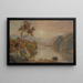 Landskab af efterår - Jasper Francis Cropsey — indrammet kunstværk på væggen