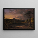 Catskill Creek - Jasper Francis Cropsey — indrammet kunstværk på væggen