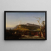 Maison de montagne Catskill - Jasper Francis Cropsey — indrammet kunstværk på væggen