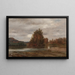 Jour grå på Esopus - Jasper Francis Cropsey — indrammet kunstværk på væggen