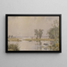 Marais de Hackensack - Jasper Francis Cropsey — indrammet kunstværk på væggen