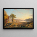 Efterårssommer - Jasper Francis Cropsey — indrammet kunstværk på væggen