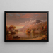 Lac George - Jasper Francis Cropsey — indrammet kunstværk på væggen