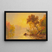 Landskab - Jasper Francis Cropsey — indrammet kunstværk på væggen