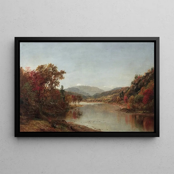 Mont Washington, New Hampshire - Jasper Francis Cropsey — indrammet kunstværk på væggen