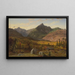 Mont Jefferson, Pinkham Notch, Montagnes Blanches - Jasper Francis Cropsey — indrammet kunstværk på væggen