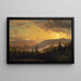 Coucher de soleil efter en storm i Catskill-bjergene - Jasper Francis Cropsey — indrammet kunstværk på væggen