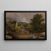Le vieux moulin - Jasper Francis Cropsey — indrammet kunstværk på væggen