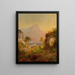 Villa d'Este Tivoli - Jasper Francis Cropsey — indrammet kunstværk på væggen