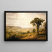 Vallée du Wyoming, Pennsylvanie - Jasper Francis Cropsey — indrammet kunstværk på væggen