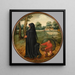 Je pleure parce que le monde est si peu fiable - Pieter Brueghel le Jeune — vægpræsentation af kunstværket