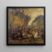 Jan Steen — indrammet kunstværk på væggen