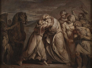 JeanAntoine Julien de Parme - Joseph meets his father Jacob in the desert.webp
