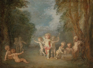 Le royaume de Cupidon - Jean-Antoine Watteau — visning af kunstværket