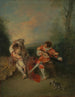 La Surprise - Jean-Antoine Watteau — visning af kunstværket