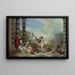 Les Charmes de la vie - Jean-Antoine Watteau — indrammet kunstværk på væggen