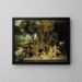 Les plaisirs de l'amour - Jean-Antoine Watteau — indrammet kunstværk på væggen