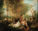 Le Festin de l'amour - Jean-Antoine Watteau — visning af kunstværket