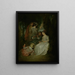 L'accord parfait - Jean-Antoine Watteau — indrammet kunstværk på væggen