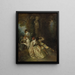 Vil du sejre over de smukke - Jean-Antoine Watteau — indrammet kunstværk på væggen