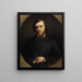 Portrait af grev Alfred de Liesville 1820-1885, assisterende konservator ved Musée Carnavalet og donator af den revolutionære samling - Jean-Baptiste Ange Tissier — indrammet kunstværk på væggen