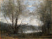 Et vandpyt gennem træerne - Jean-Baptiste-Camille Corot — visning af kunstværket