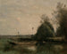 En dam ved Mortain - Jean-Baptiste-Camille Corot — visning af kunstværket