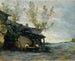 En café ved Vaugirard - Jean-Baptiste-Camille Corot — visning af kunstværket