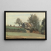 Achicourt nær Arras, hytter i træerne - Jean-Baptiste-Camille Corot — indrammet kunstværk på væggen