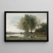 Arleux-du-Nord - Jean-Baptiste-Camille Corot — indrammet kunstværk på væggen
