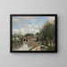 Arleux-du-Nord, Drocourt-møllen ved Sens - Jean-Baptiste-Camille Corot — indrammet kunstværk på væggen