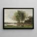 Arleux-du-Nord, le bord des clairières - Jean-Baptiste-Camille Corot — indrammet kunstværk på væggen