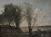 Le batelier parmi les roseaux - Jean-Baptiste-Camille Corot — visning af kunstværket