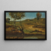 Italiensk landskabsmaleri - Jean-Baptiste-Camille Corot — indrammet kunstværk på væggen