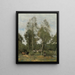 Clairère du Bois Pierre Aux Evaux Près Château-Thierry - Jean-Baptiste-Camille Corot — indrammet kunstværk på væggen