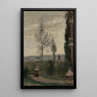 JeanBaptisteCamille Corot - Coulommiers le jardin de M Preschez.webp