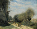 Rute i landskabet ved Crcy-en-Brie - Jean-Baptiste-Camille Corot — visning af kunstværket