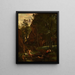 Diane i badet - Jean-Baptiste-Camille Corot — indrammet kunstværk på væggen