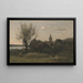 Ennery nær Auvers - Jean-Baptiste-Camille Corot — indrammet kunstværk på væggen