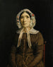 Kvinde med blondehjelm - Jean-Baptiste-Camille Corot — visning af kunstværket