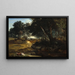 Fontainebleau-skoven - Jean-Baptiste-Camille Corot — indrammet kunstværk på væggen