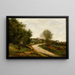 Gouvieux nær Chantilly - Jean-Baptiste-Camille Corot — indrammet kunstværk på væggen