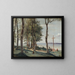 Honfleur Calvaire Maleri - Jean-Baptiste-Camille Corot — indrammet kunstværk på væggen